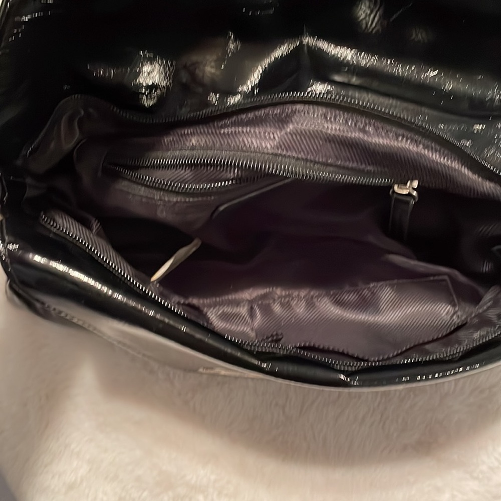 Lula vegan clutch bag with crystals and chain - Picture 9 of 14
